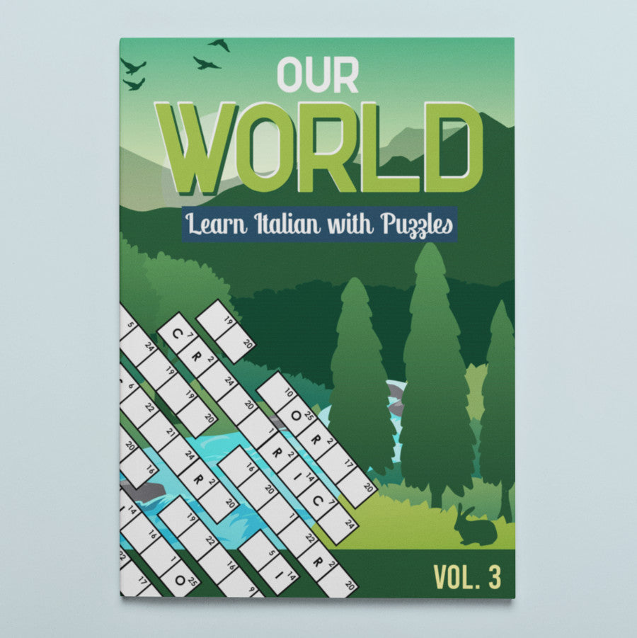 Book with Italian Puzzles and games