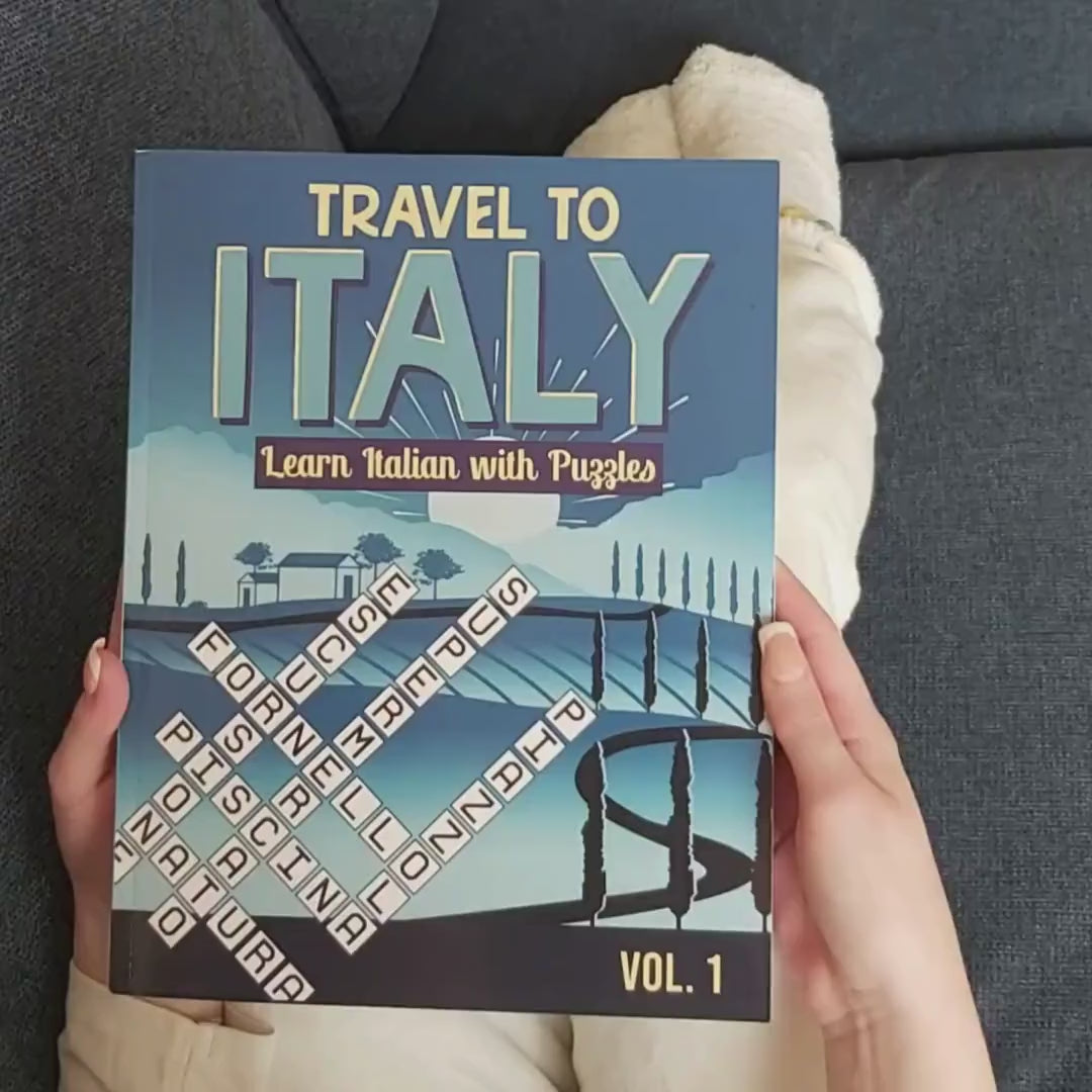 Load video: page flip of italian puzzle book
